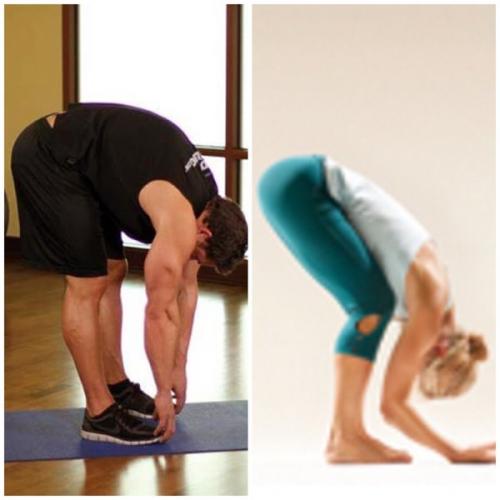 Наклоны к ногам стоя. Наклон стоя к прямым ногам. В чем может быть проблема.