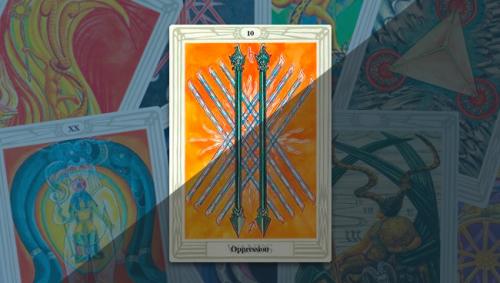 10 Жезлов Таро Тота: значение и толкование карты