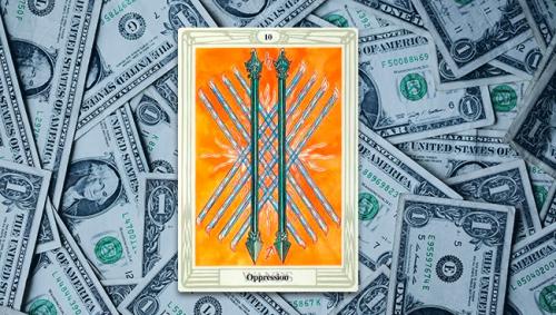 10 Жезлов Таро Тота: значение и толкование карты