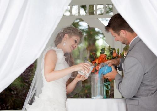 Сосуд Любви на свадьбу. Песочная церемония