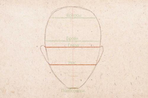 Рисунок человека лицо. Рисуем лицо человека