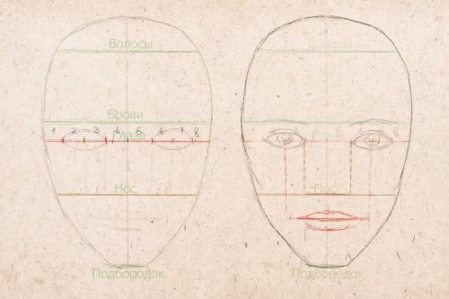 Рисунок человека лицо. Рисуем лицо человека