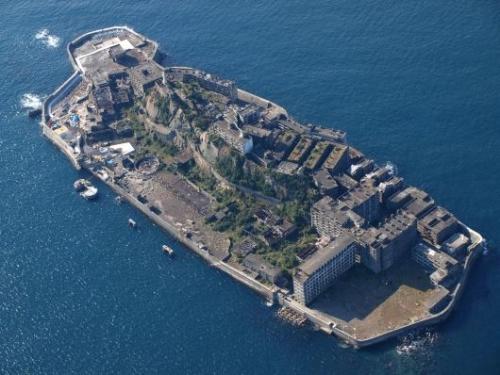 Хашима, Япония. Остров Хашима. Япония