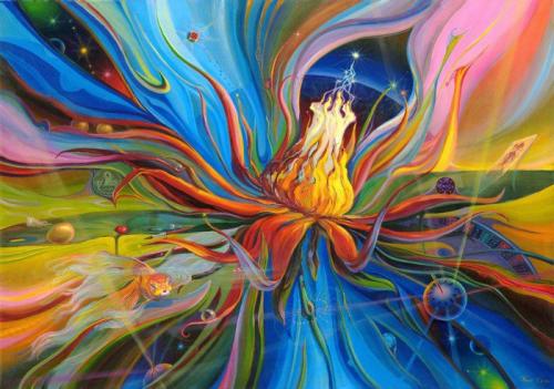 Техника 12 квадратов. Волшебные энергетические рисунки