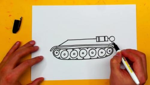 Как нарисовать танк. Как легко нарисовать танк карандашом: 20 идей для детей и начинающих