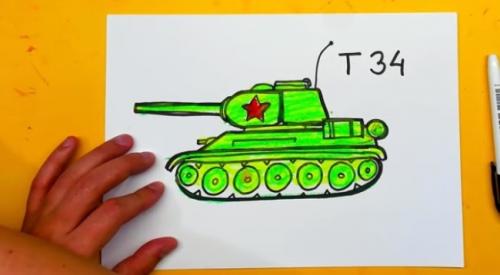 Как нарисовать танк. Как легко нарисовать танк карандашом: 20 идей для детей и начинающих