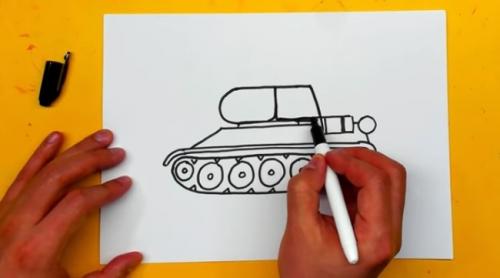Как нарисовать танк. Как легко нарисовать танк карандашом: 20 идей для детей и начинающих
