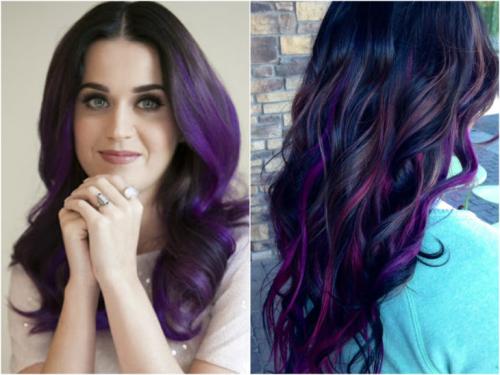 Сиреневый цвет волос. Фиолетовый цвет волос — яркие фотографии фантастически стильных причесок