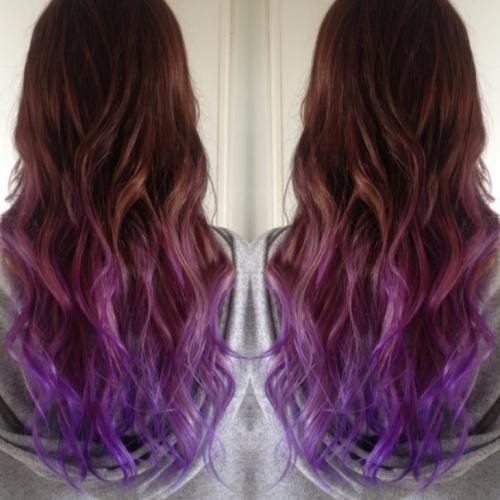 Сиреневый цвет волос. Фиолетовый цвет волос — яркие фотографии фантастически стильных причесок