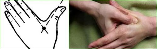 Три точки от головной боли. На какие точки нажать в области лба:    