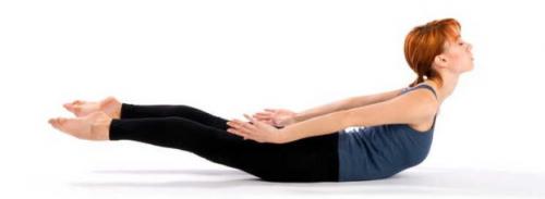 Техника выполнения шалабхасаны (позы кузнечика)