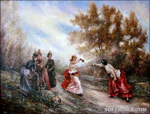 Женские забавы с овощами. 