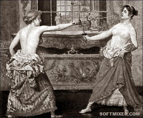 Женские забавы с овощами. 