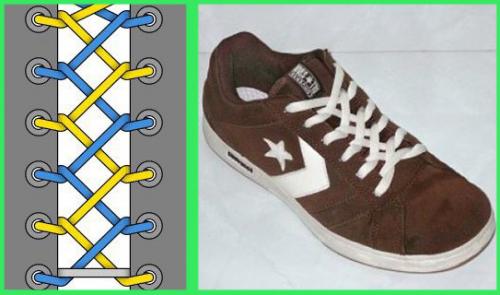 Как по-модному завязать шнурки?