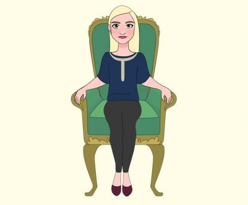 Тест в какой позе ты сидишь. Скажи, как ты любишь сидеть, и я скажу кто ты