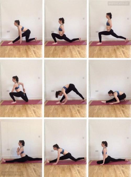 Складка к ногам стоя. Стретчинг — упражнения для начинающих