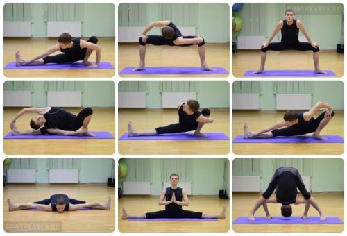 Складка к ногам стоя. Стретчинг — упражнения для начинающих