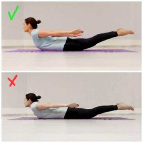 Поза саранчи. Шалабхасана