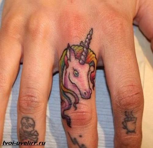 Значение тату единорог. Татуировка единорог 10