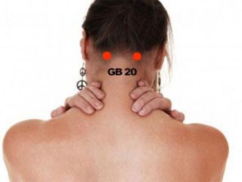 Точки на голове от головной боли. Последовательность действий