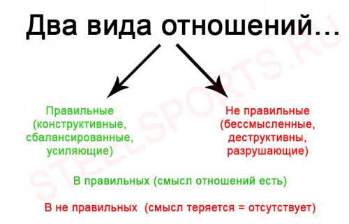 Для чего нужны отношения между мужчиной и женщиной. Есть два вида отношений…