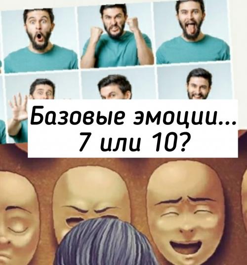 Базовые эмоции человека и их.. Система базовых эмоций Экмана 02