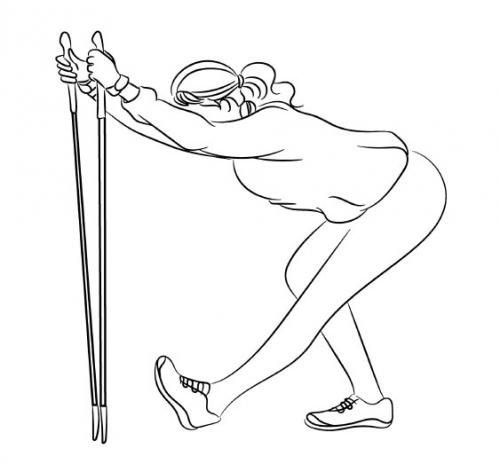 Как правильно разогреться перед выполнением наклона к носкам. Разминка перед занятиями скандинавской ходьбой