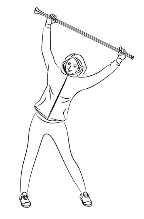 Как правильно разогреться перед выполнением наклона к носкам. Разминка перед занятиями скандинавской ходьбой