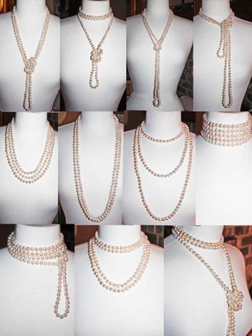 Как завязать узел на бусах. 7 способов завязывания длинных бус