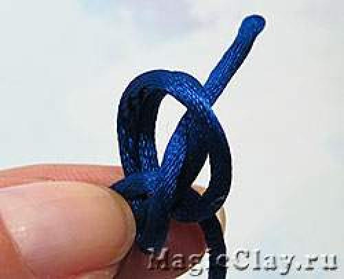 Как завязать узел на руке. Китайский скользящий узел 08