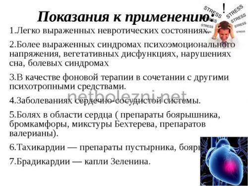 Успокоительные средства от нервов. Механизм действия 01