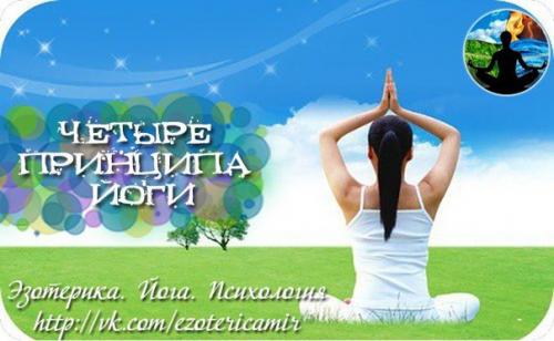 Четыре принципа йоги, которые полезно применять в повседневной жизни.