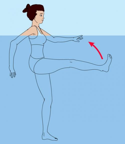 Аквааэробика для похудения. 03