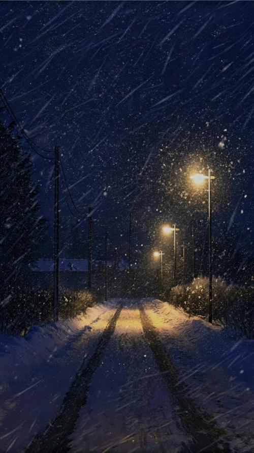 Атмосфера зимнего вечера. 02