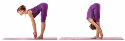 Уттанасана - поза интенсивного вытяжения.