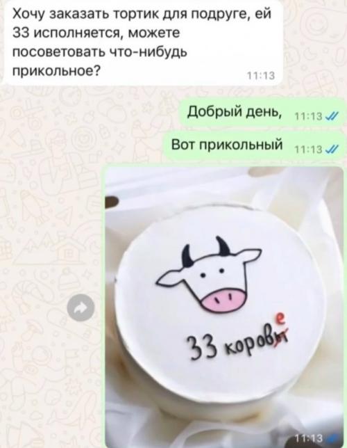 В социальных сетях набрало популярность ироничное обсуждение специфики заказа индивидуальных кондитерских изделий к памятным датам. 01