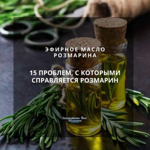 15 проблем, с которыми справляется розмарин. 
