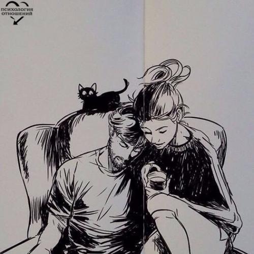 Человеку нужен человек, чтобы пить с ним горьковатый кофе, оставаться рядом на ночлег, и интересоваться о здоровье.