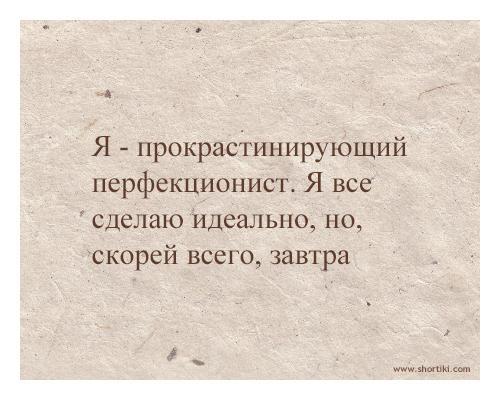 Перфекционизм (от англ.
