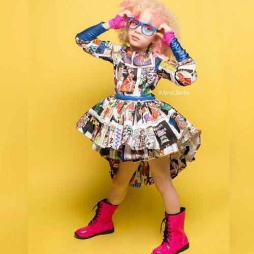 Чернокожая модель - альбинос Aвa Клapк. 08