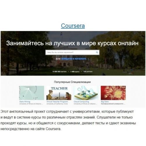 Сайты для изучения и расширения кругозора. 04