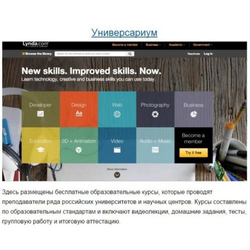 Сайты для изучения и расширения кругозора. 08
