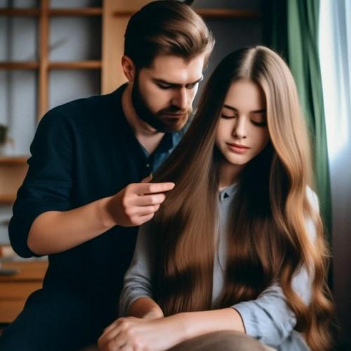 В древности расчесывание волос считалось сакральным актом обмена энергией.  