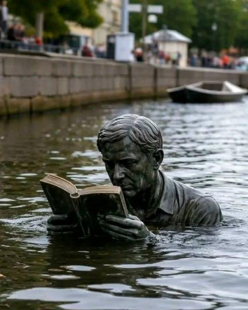 Скульптура в Оденсе представляет собой визуальное воплощение фразы 