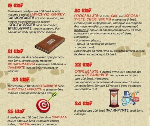 60 маленьких шагов к улучшению жизни за 100 дней: 04 60 маленьких шагов к улучшению жизни за 100 дней: 04