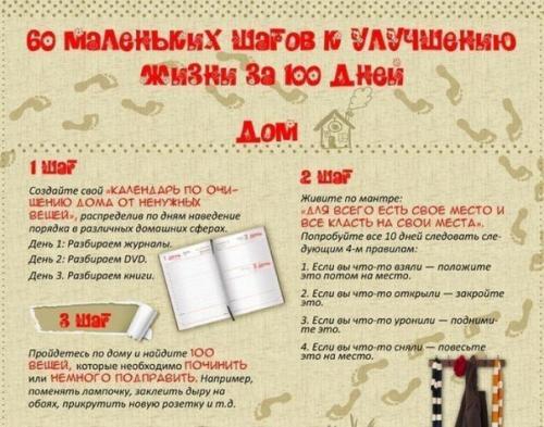60 маленьких шагов к улучшению жизни за 100 дней: 08 60 маленьких шагов к улучшению жизни за 100 дней: 08