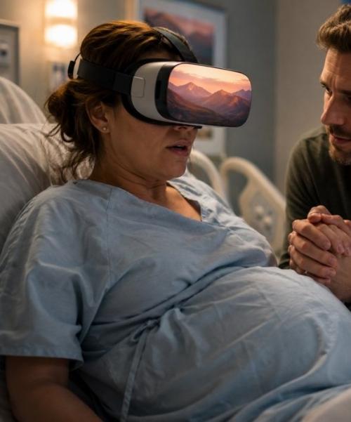 Цифровая анестезия: зачем в роддомах роженицам начали надевать VR - очки во время схваток.
