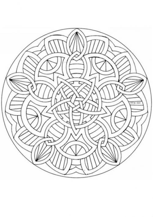 Мандалы для раскраски. 02