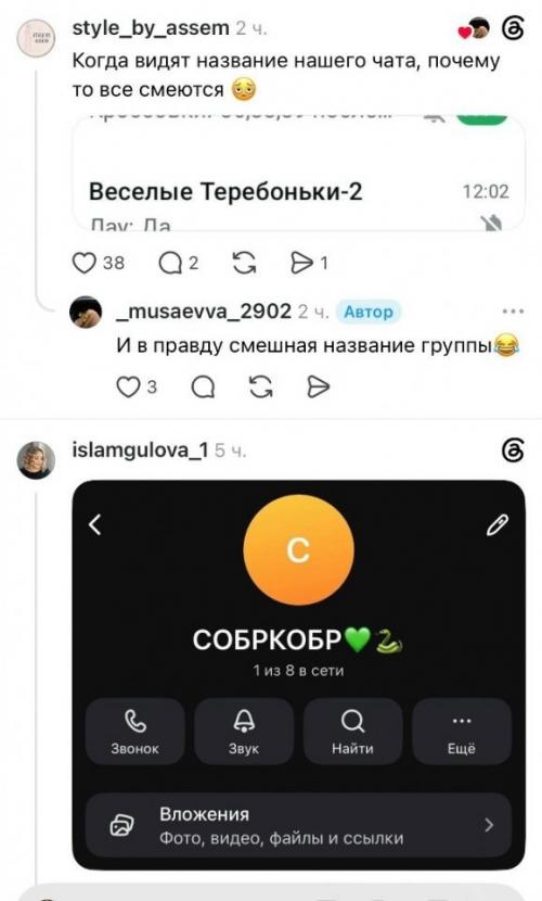 Делитесь Своими: в интернете собирают коллекцию самых эпичных названий чатов с подругами. 01