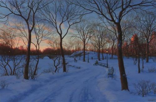 Теплые зимние картины от евгения лушпина. 05